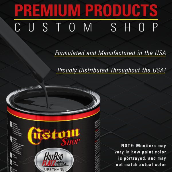 Black Diamond Firemist - Hot Rod Flatz Flat Matte Satin Urethane Auto Paint - Paint Gallon Only - Professional Low Sheen Automotive, Car Truck Coating, 4:1 Mix Ratio Online Sale - Image 4