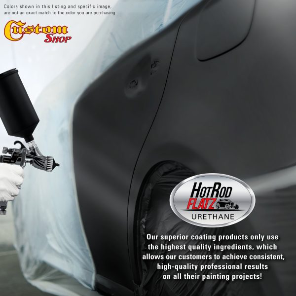 Black Diamond Firemist - Hot Rod Flatz Flat Matte Satin Urethane Auto Paint - Paint Gallon Only - Professional Low Sheen Automotive, Car Truck Coating, 4:1 Mix Ratio Online Sale - Image 5
