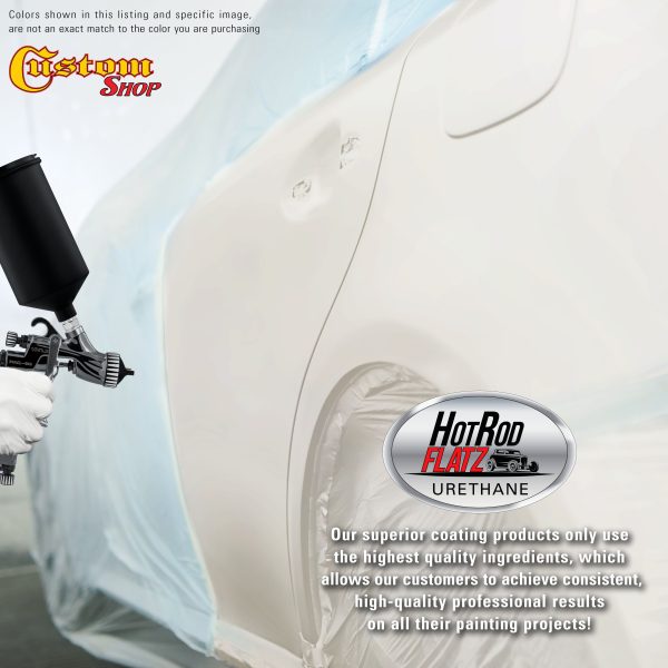 Ermine White - Hot Rod Flatz Flat Matte Satin Urethane Auto Paint - Paint Quart Only - Professional Low Sheen Automotive, Car Truck Coating, 4:1 Mix Ratio Online Hot Sale - Image 5