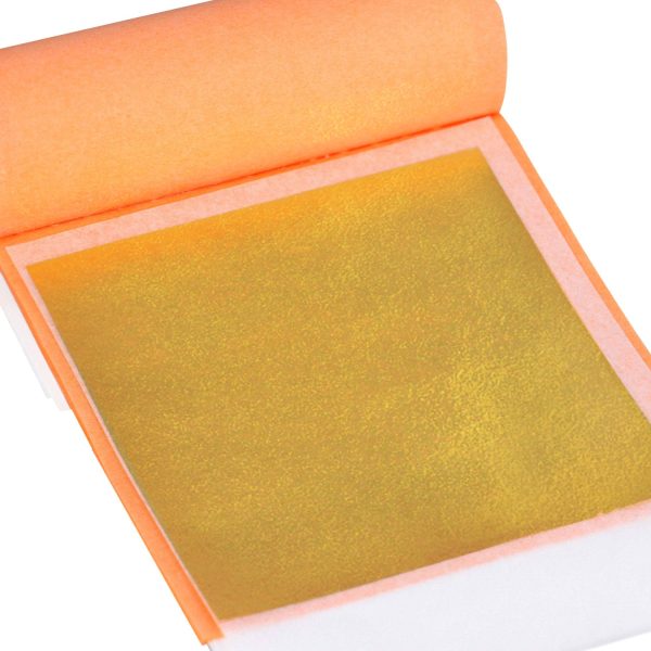 Genuine 23 Karat Gold Leaf - 1 Book Of 25 Leaves Online Hot Sale - Image 3
