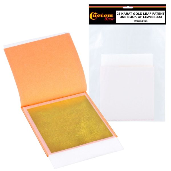 Genuine 23 Karat Gold Leaf - 1 Book Of 25 Leaves Online Hot Sale - Image 4