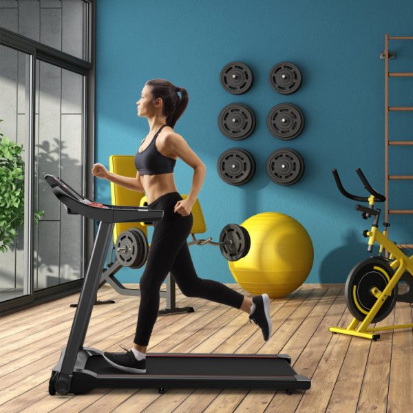 Costway Treadmill 2.25HP Electric Running Machine with LED Display Pulse Sensor and APP Control New Online Hot Sale - Image 3
