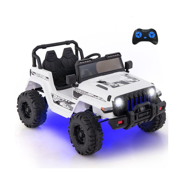 Costway Ride-On Jeep Car 1-Seater with Bluetooth and Remote Control 12V New Discount - Image 5